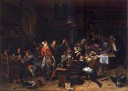 Jan Steen Prince-s Day,Interior of an inn with a company celebration the birth of Prince William III china oil painting reproduction